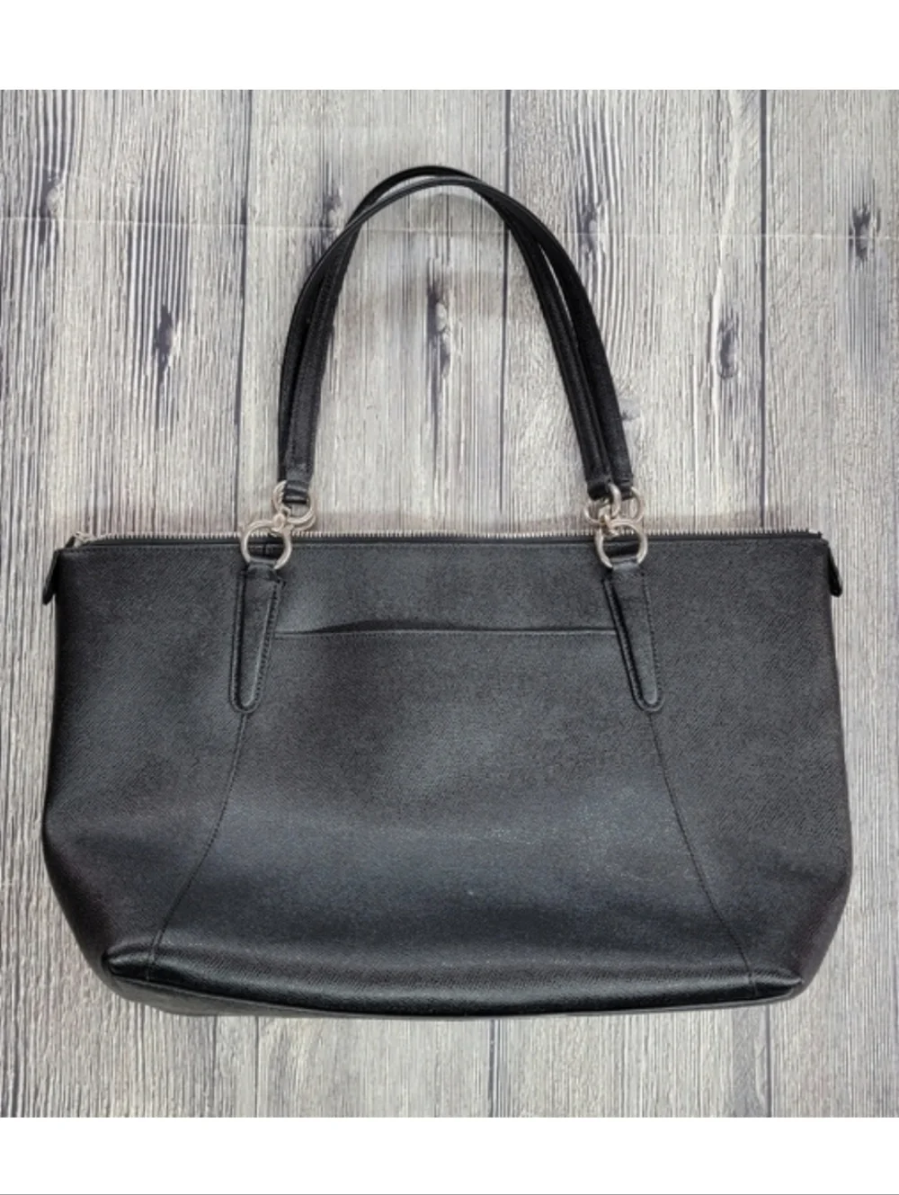 Coach Madison Hobo Black Leather Bag